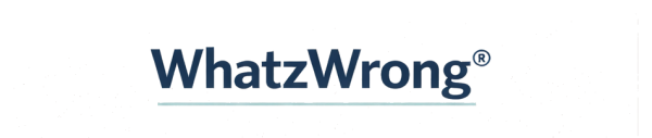 WhatzWrong logo